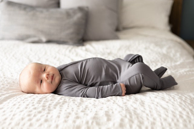 Bamboo Convertible Footies - Storm