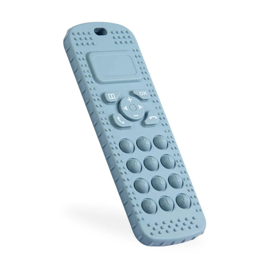Sensory Popper Teether Phone - Dusty Teal