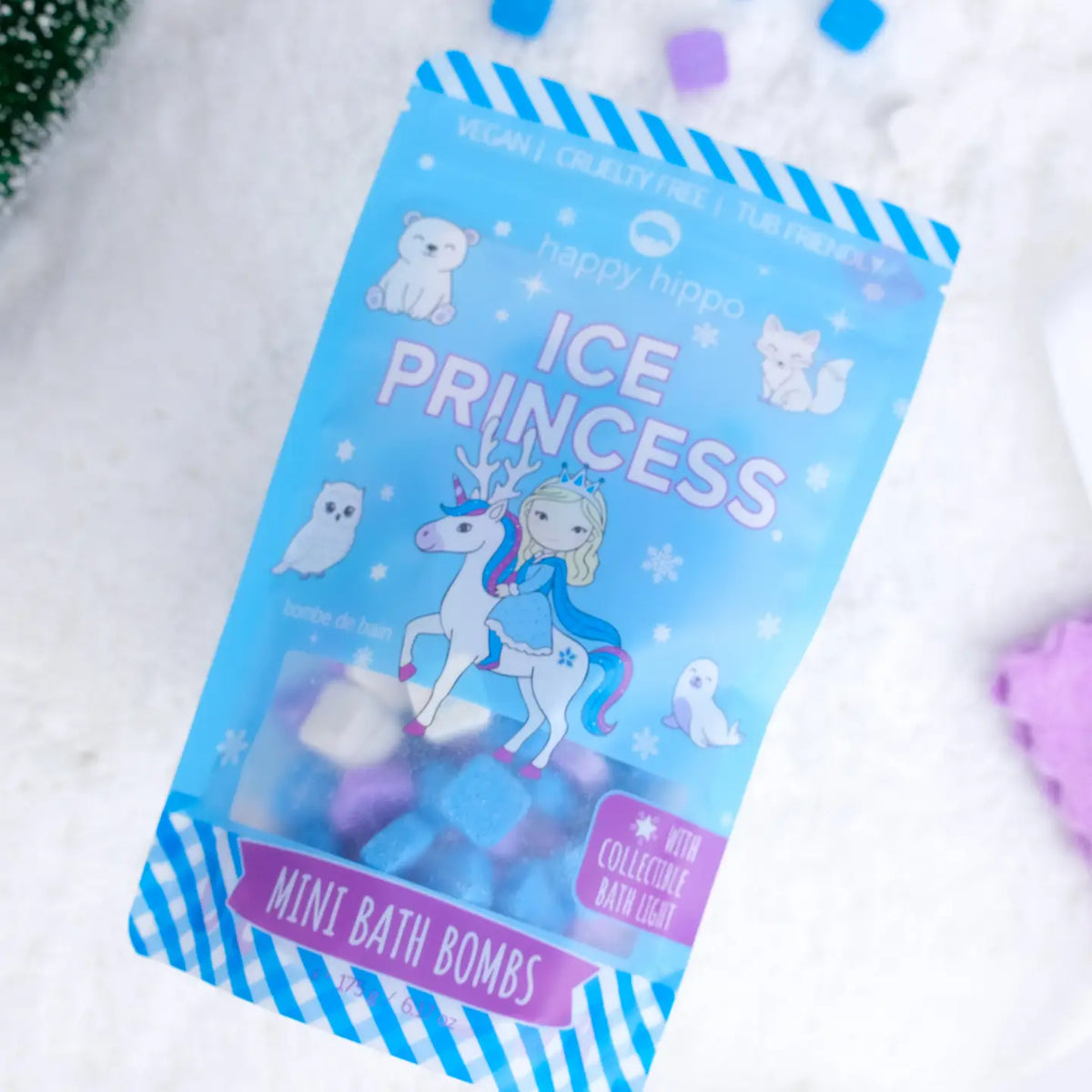 PREORDER - Ice Princess - Mini Bath Bombs with Bath Light