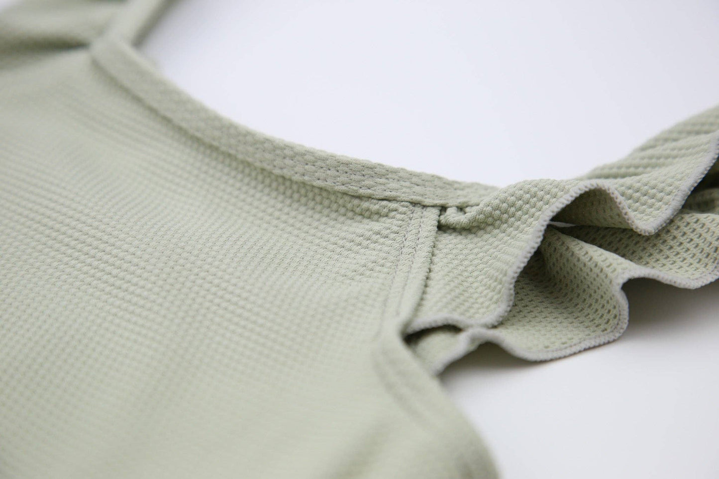 Waffle Weave Swimsuit - Sage